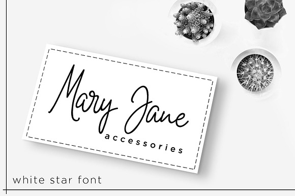 White Star - Chic Handwritten Font in Script Fonts - product preview 3