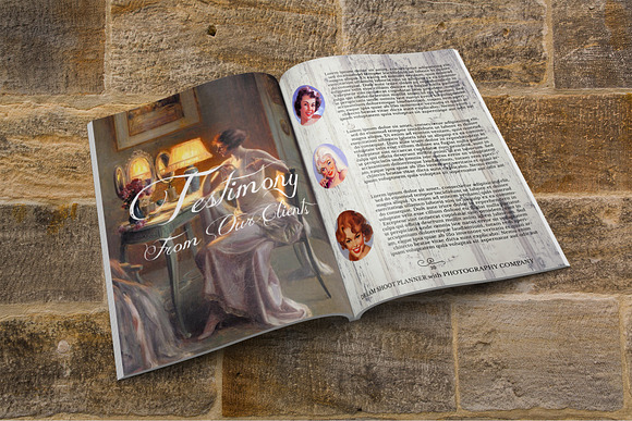 Boudoir Photo Shoot Planner Antique in Magazine Templates - product preview 7