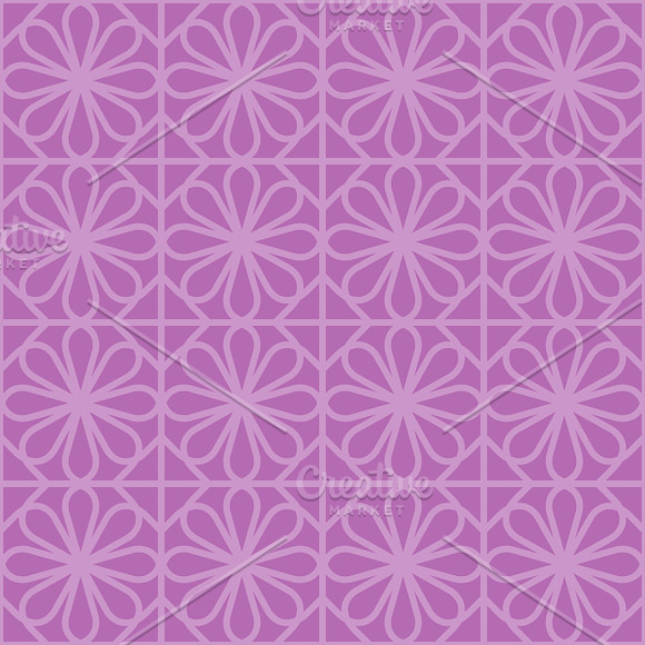 Set of seamless geometric patterns in Patterns - product preview 3