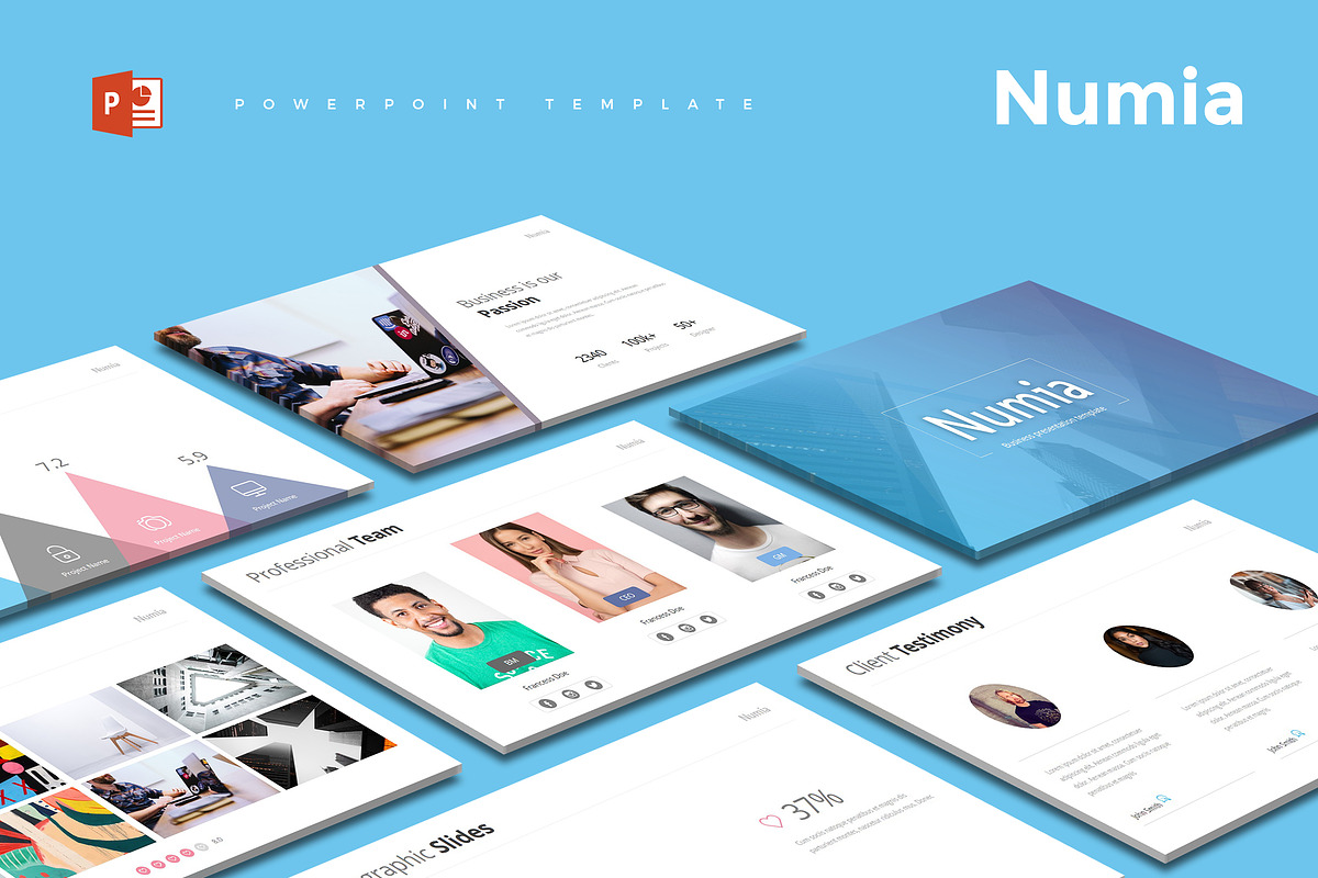 Numia - Powerpoint Template in PowerPoint Templates - product preview 8