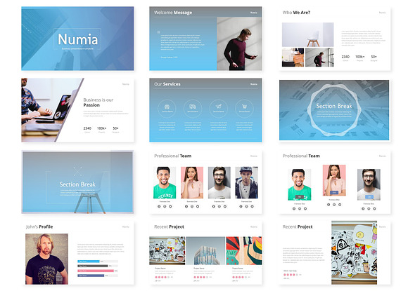Numia - Powerpoint Template in PowerPoint Templates - product preview 1