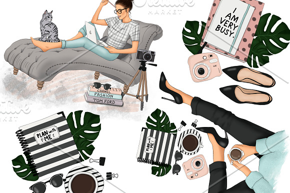 I Am A Blogger Graphic Design Kit in Illustrations - product preview 8