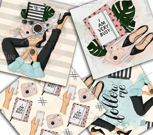 I Am A Blogger Graphic Design Kit in Illustrations - product preview 9