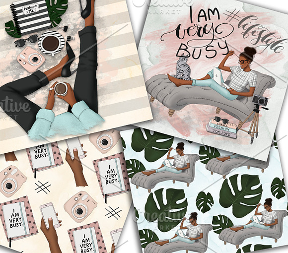 I Am A Blogger Graphic Design Kit in Illustrations - product preview 11