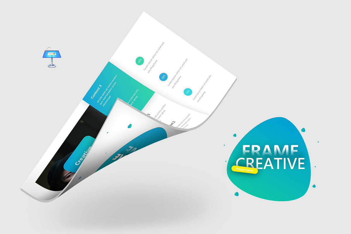 Frame Creative - Keynote Template in Keynote Templates - product preview 8