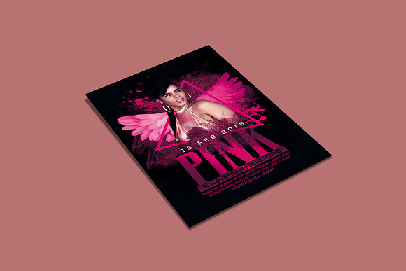 Pink Party Flyer  in Flyer Templates - product preview 3