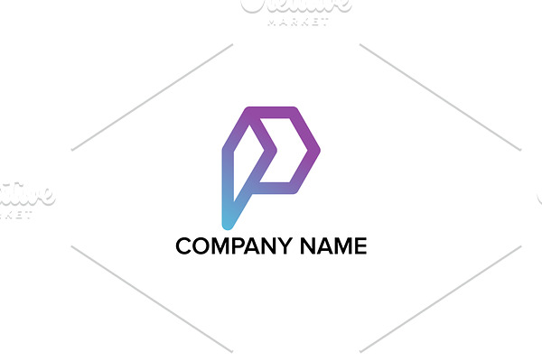 Letter P logo design