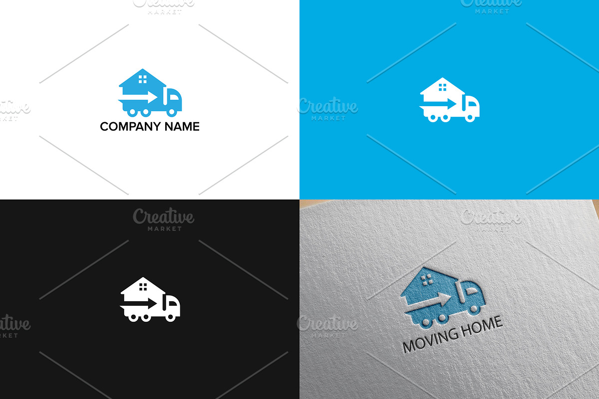 Home logo design in Logo Templates - product preview 8
