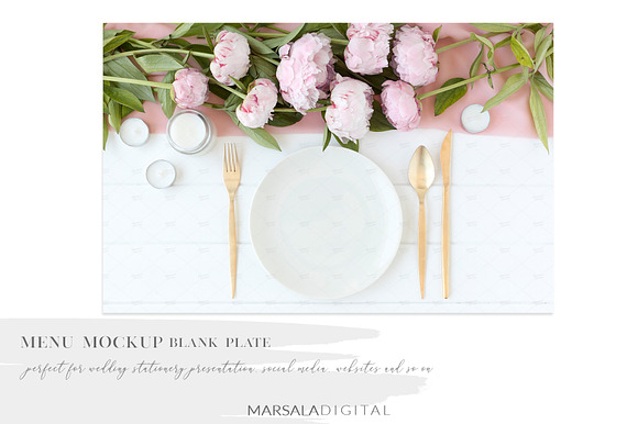 Peony Wedding Mockup Bundle in Product Mockups - product preview 4