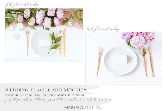 Peony Wedding Mockup Bundle in Product Mockups - product preview 5