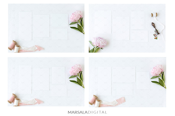 Peony Wedding Mockup Bundle in Product Mockups - product preview 8