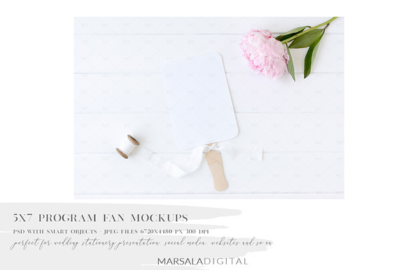 Peony Wedding Mockup Bundle in Product Mockups - product preview 16