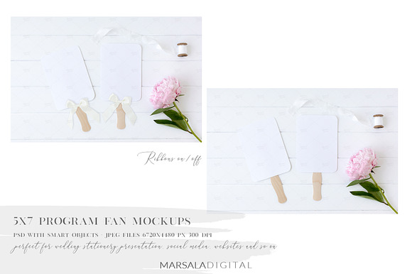 Peony Wedding Mockup Bundle in Product Mockups - product preview 17