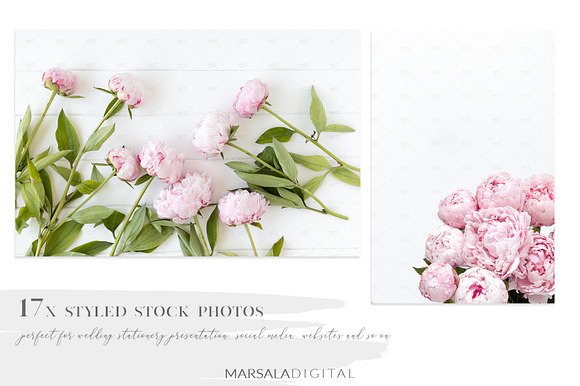 Peony Wedding Mockup Bundle in Product Mockups - product preview 18