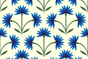 Cornflowers pattern