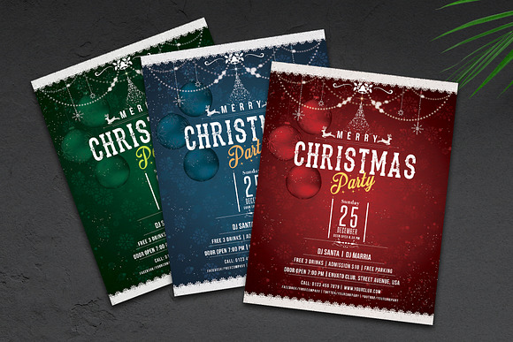 Christmas Flyer / Invitation in Flyer Templates - product preview 3
