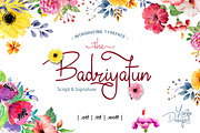 Badriyatun // Luxury Signature Font