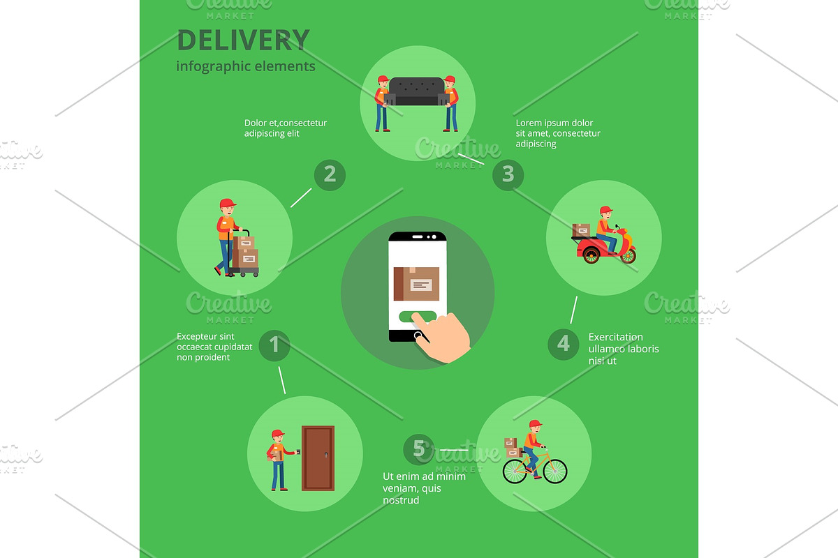 Transportation and delivery of in Graphics - product preview 8