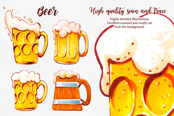 Octoberfest. Marker illustrations in Illustrations - product preview 1