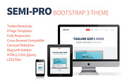 Semi-Pro Bootstrap 3 Portfolio Theme