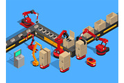 Abstract Production Line Isolated on