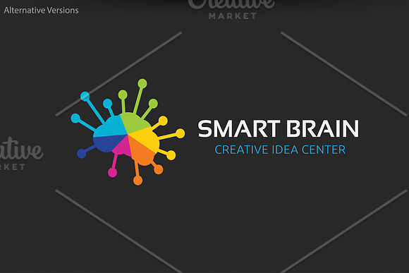 Smart Brain in Logo Templates - product preview 1