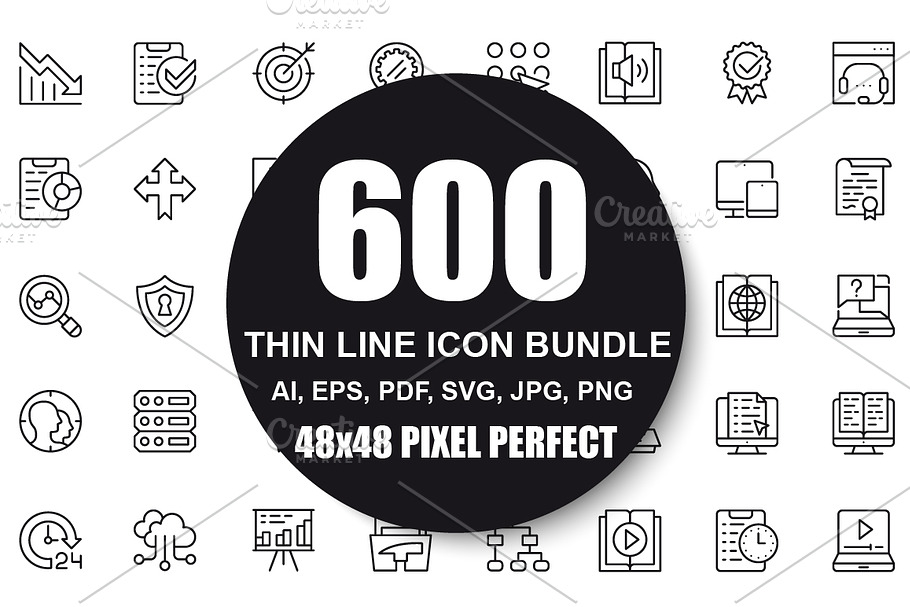 Vector Line Icons in Icons - product preview 8