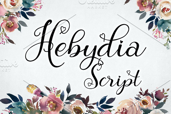 Hebydia in Script Fonts - product preview 7