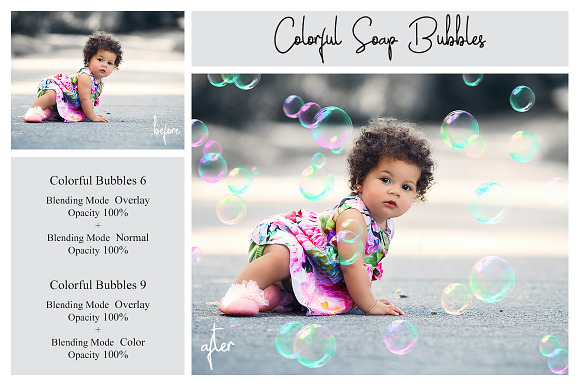 30 Soap Bubbles PS Overlays - PNG in Add-Ons - product preview 1