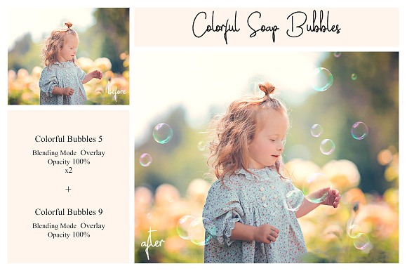 30 Soap Bubbles PS Overlays - PNG in Add-Ons - product preview 5