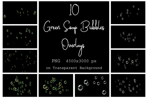 30 Soap Bubbles PS Overlays - PNG in Add-Ons - product preview 8