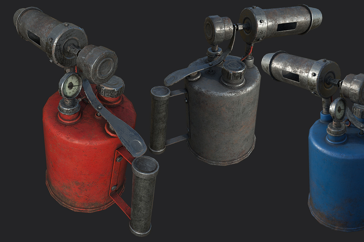 Old Blowtorch PBR in Tools - product preview 8