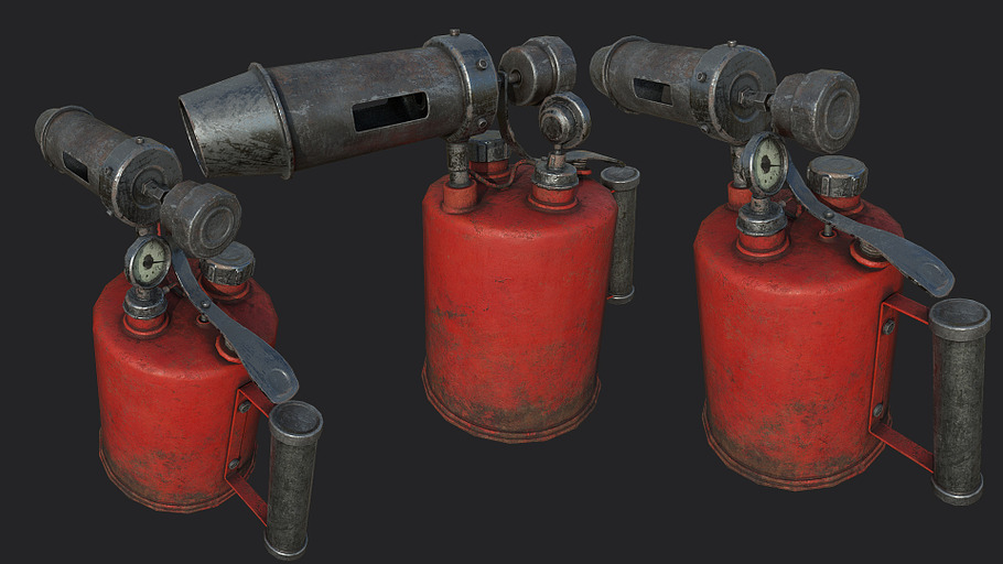 Old Blowtorch PBR in Tools - product preview 1