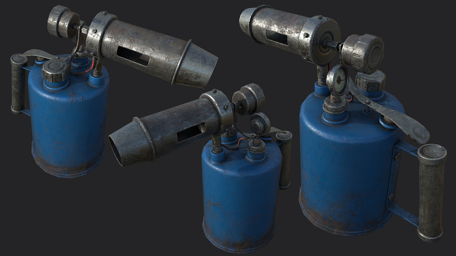 Old Blowtorch PBR in Tools - product preview 2