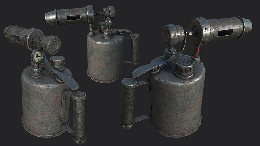 Old Blowtorch PBR in Tools - product preview 3