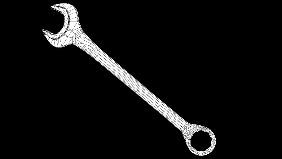 Old Combination Wrench PBR in Tools - product preview 1