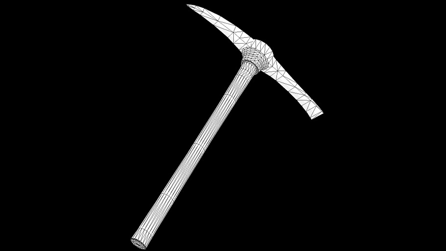 Old Pickaxe PBR in Tools - product preview 3
