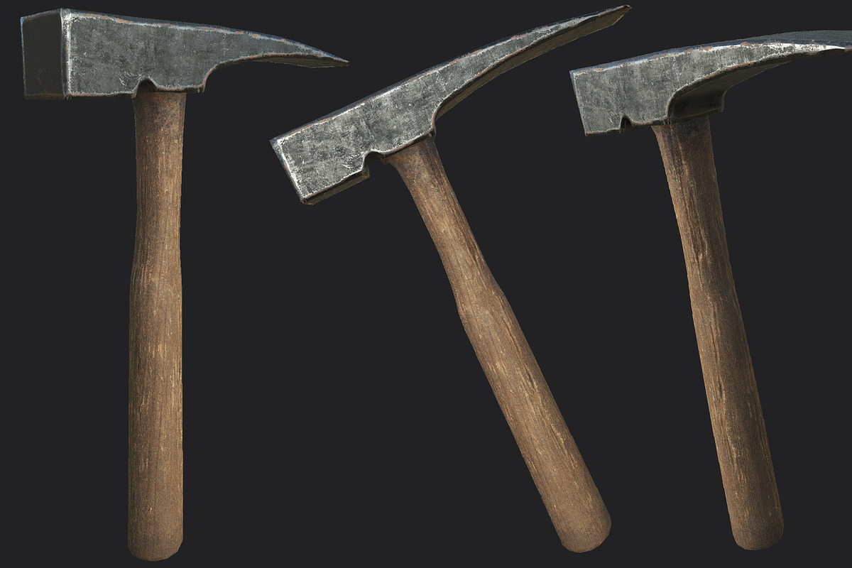 Rock Hammer PBR in Tools - product preview 8