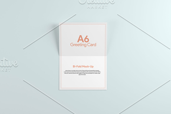 A6 Greeting Card X2 Mockup in Print Mockups - product preview 8