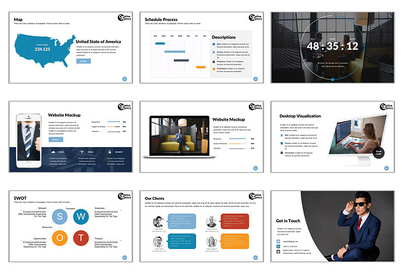 Creative Agency Template [PPTX] in PowerPoint Templates - product preview 3
