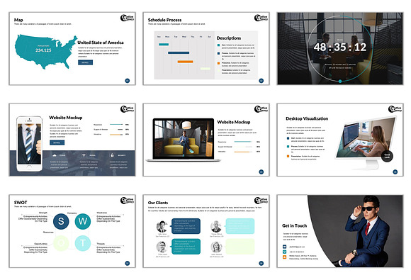 Creative Agency Template [PPTX] in PowerPoint Templates - product preview 9