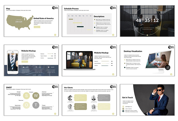 Creative Agency Template [PPTX] in PowerPoint Templates - product preview 11