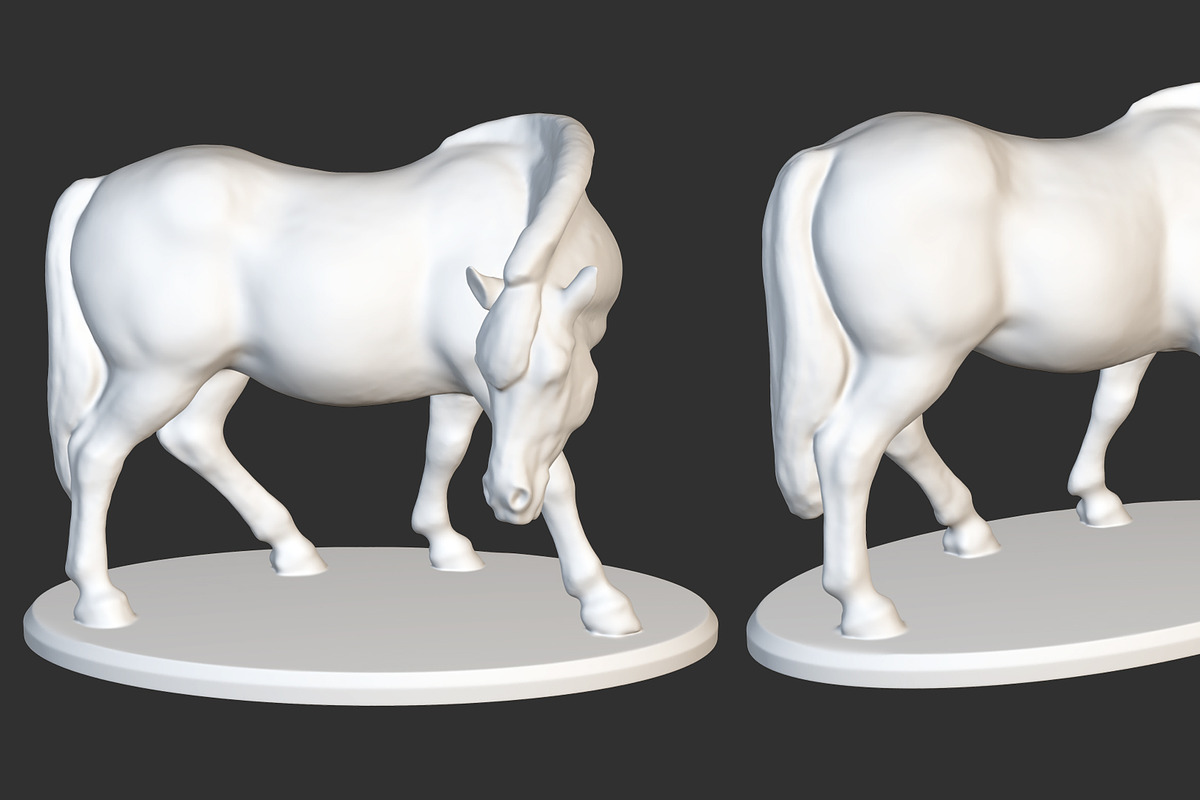 Horse Figurine - 3D Printable in Animals - product preview 8