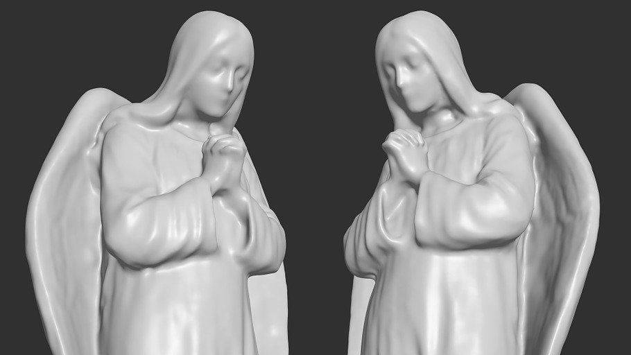 Angel Figurine - 3D Printable in Architecture - product preview 1