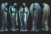 Old Angel Statue PBR