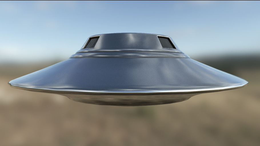 Flying Saucer PBR in Vehicles - product preview 1