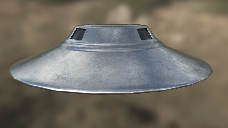 Flying Saucer PBR in Vehicles - product preview 5