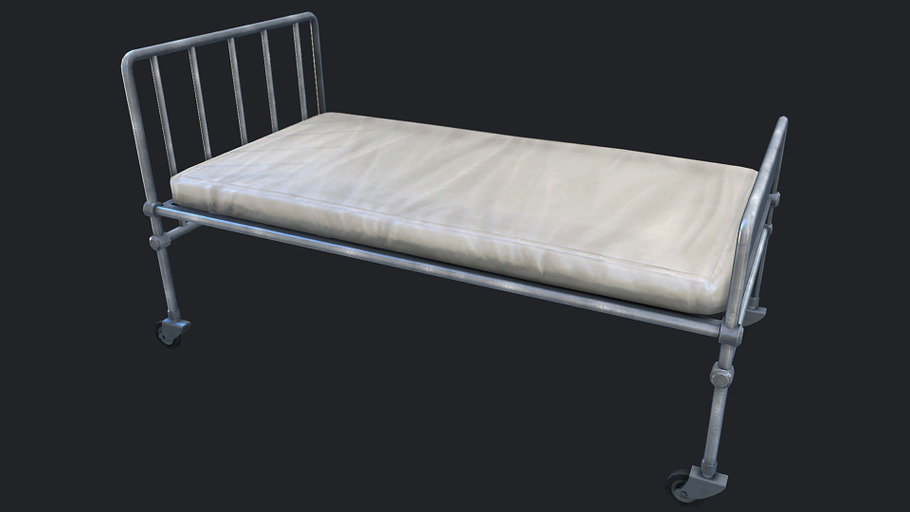 Hospital Bed in Furniture - product preview 1