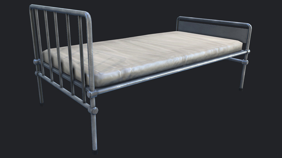 Hospital Bed in Furniture - product preview 3