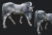Old Horse Statue PBR